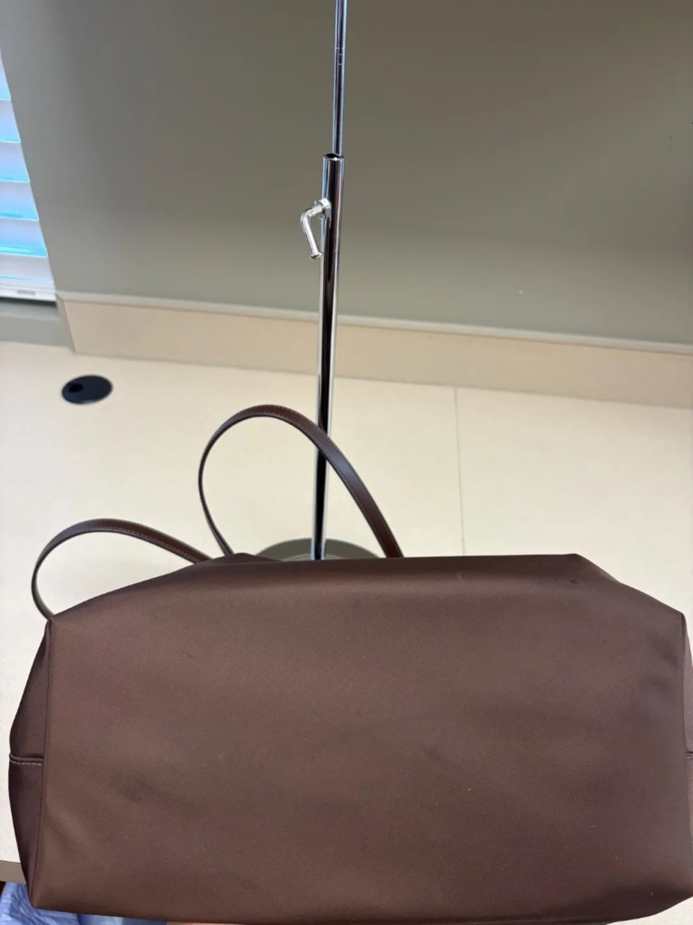 Kate Spade Kitt Brown Nylon Tote Shoulder Bag